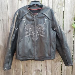 Men's First Racing Leather Motorcycle Jacket